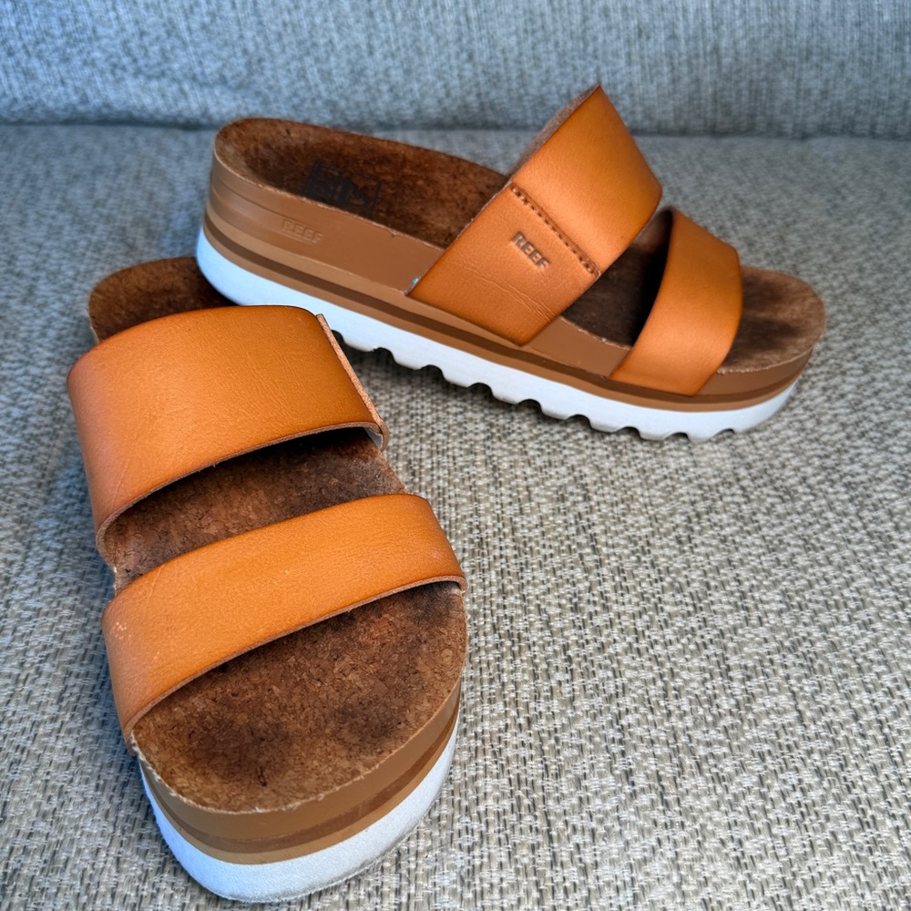 Reef Women’s Orange Slide Sandals